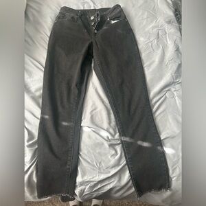 High rise black jeans no stains